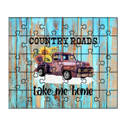 COUNTRY ROADS - CUSTOM 120 PIECE PUZZLE
