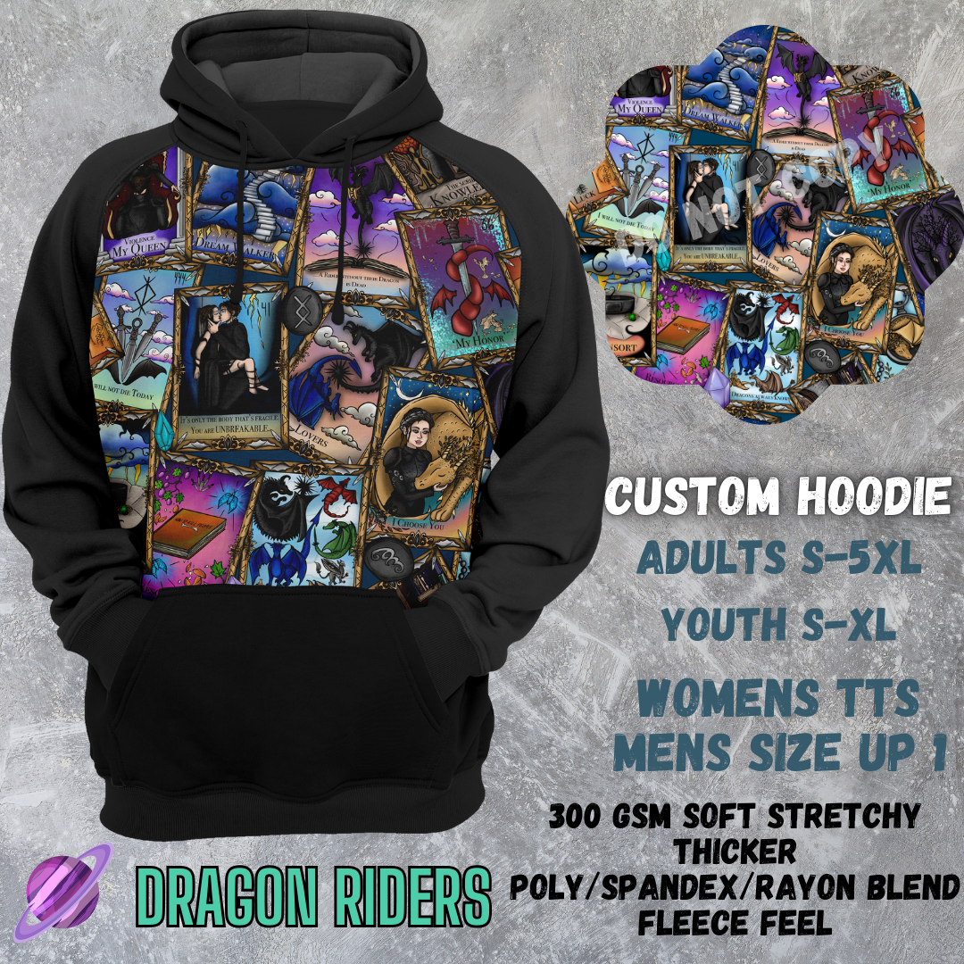 DRAGON RIDERS -CUSTOM HOODIES RE-RUN PREORDER CLOSING 5/11