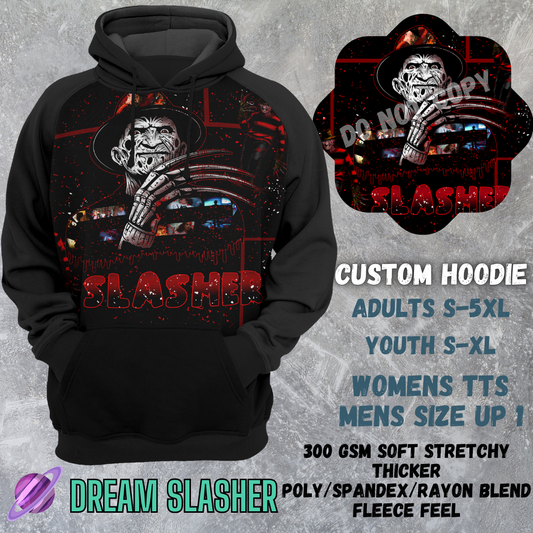 DREAM SLASHER -CUSTOM HOODIES RE-RUN PREORDER CLOSING 5/11