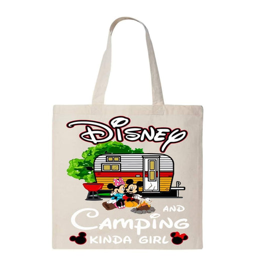 D AND CAMPING - Custom Economical Tote Bag (15x16)