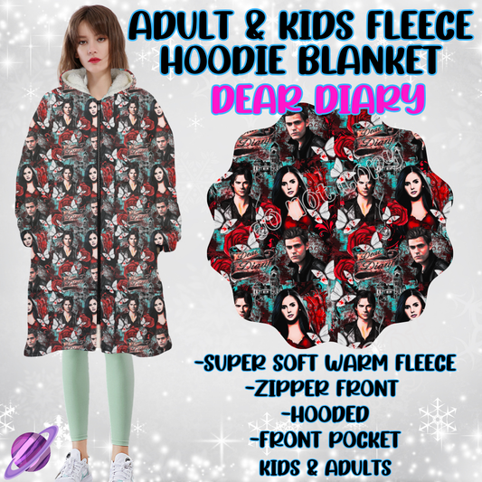 DEAR DIARY - HOODIE BLANKET RUN-PREORDER CLOSING 9/27
