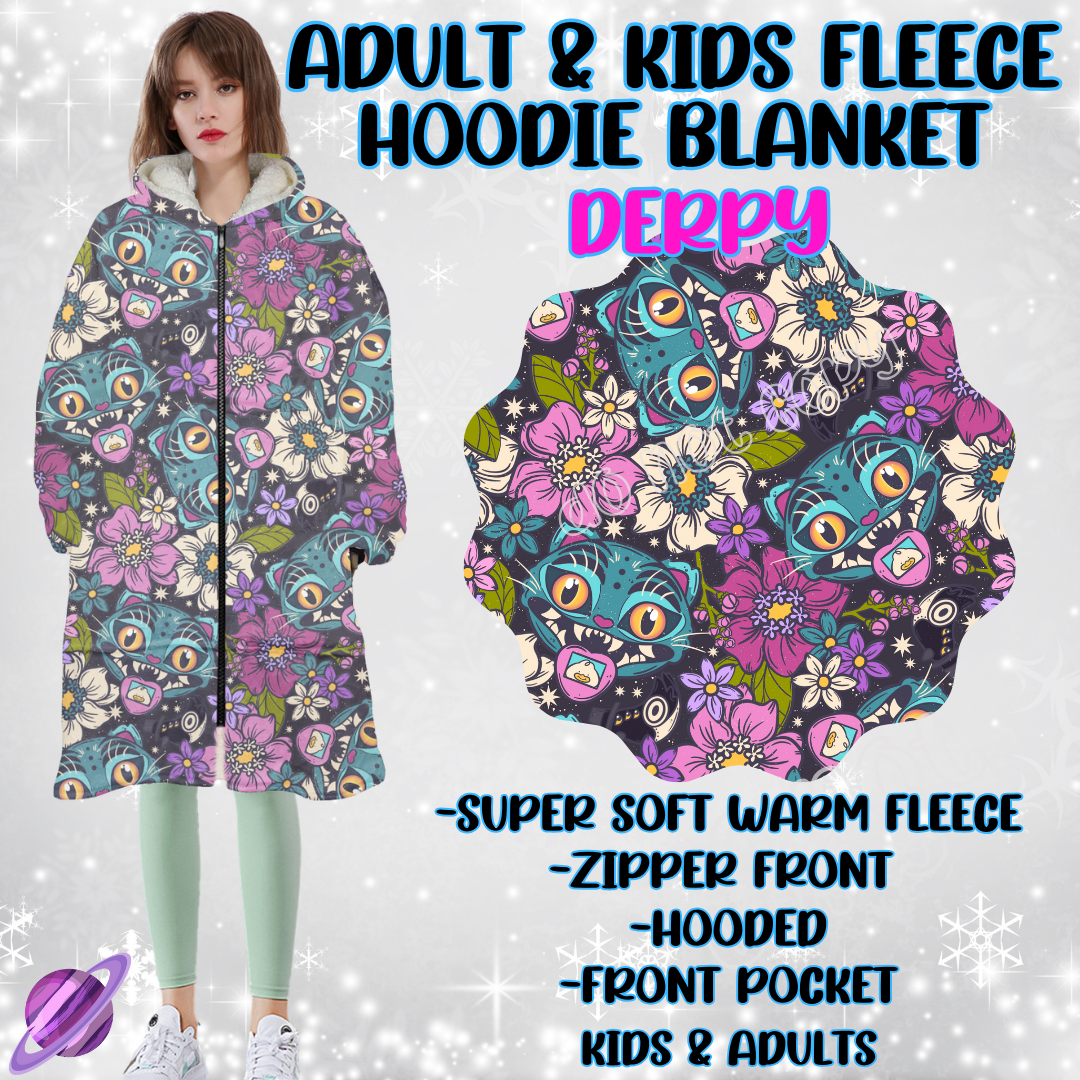 DERPY - HOODIE BLANKET RUN-PREORDER CLOSING 9/27