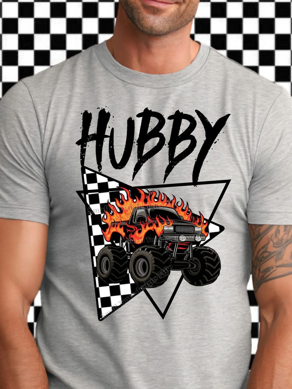 CHECKER MONSTER TRUCK NAME COLLECTION TEES (Multiple Options)