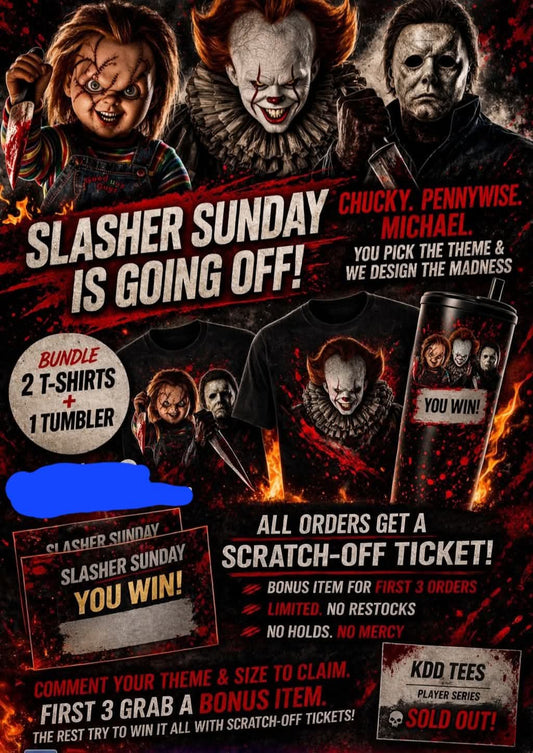 Chucky, pennywise and Michael fandom mystery box