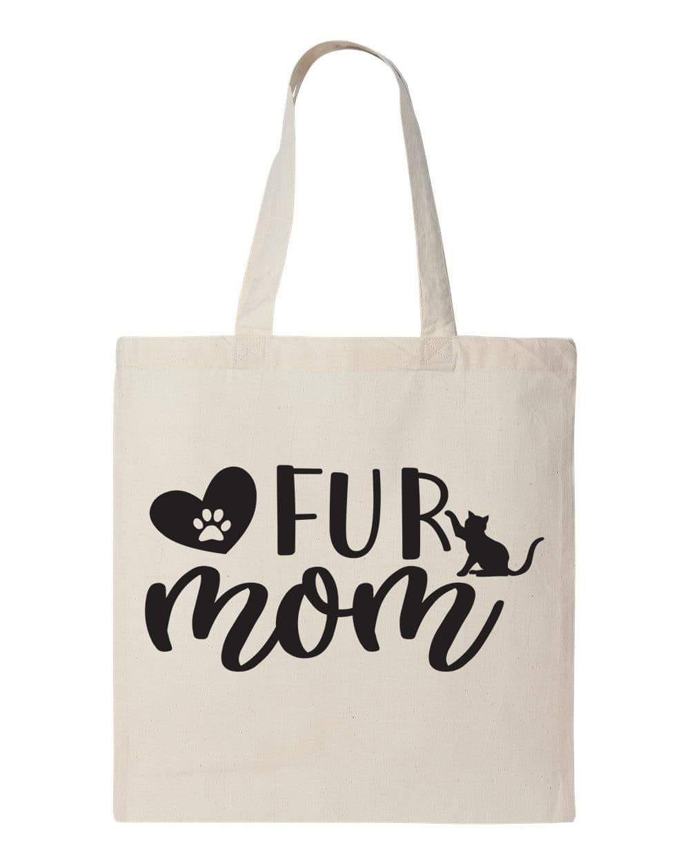 FUR MOM - Custom Economical Tote Bag (15x16)
