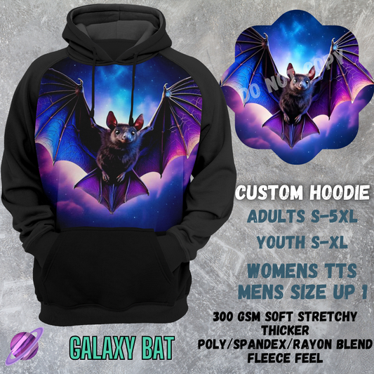 GALAXY BAT -CUSTOM HOODIES RE-RUN PREORDER CLOSING 5/11