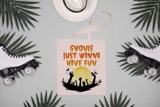 GHOULS JUST WANNA HAVE FUN - Custom Economical Tote Bag (15x16)
