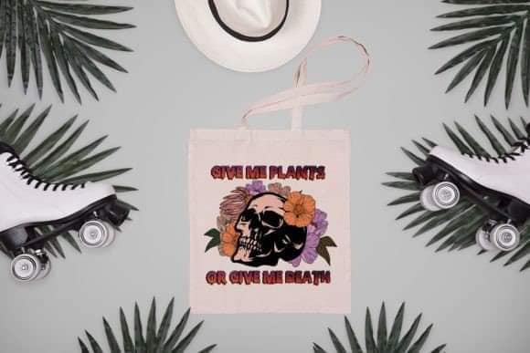 GIVE ME PLANTS - Custom Economical Tote Bag (15x16)
