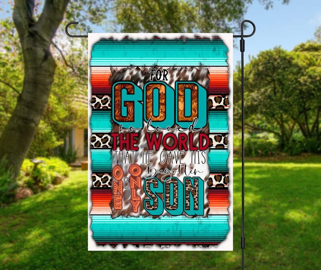 God The One And Only Son - Garden Flag (12x18)