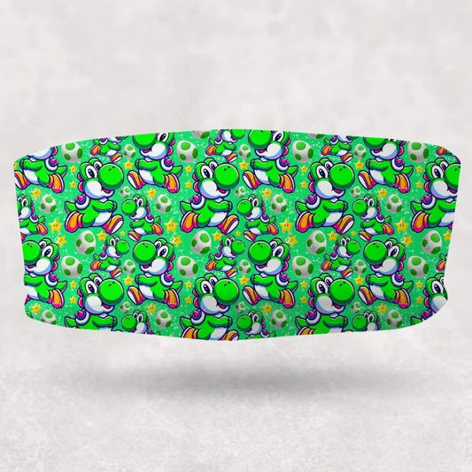 GREEN DINO – Custom Lightweight Headband