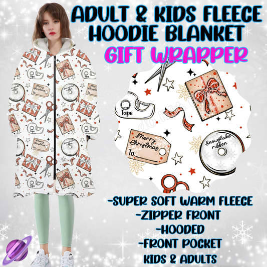 GIFT WRAPPER - HOODIE BLANKET RUN-PREORDER CLOSING 9/27