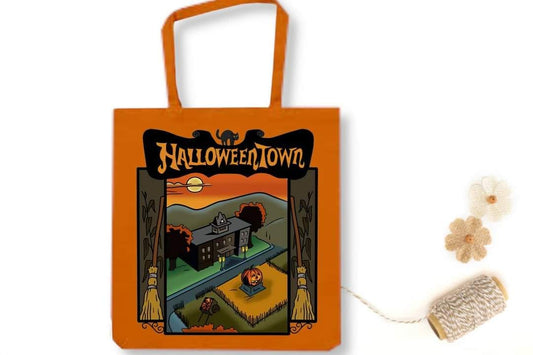 HALLOWEEN VILLE - Custom Economical Tote Bag (15x16)