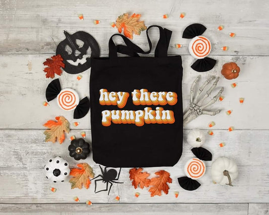 HEY THERE PUMPKIN - Custom Economical Tote Bag (15x16)