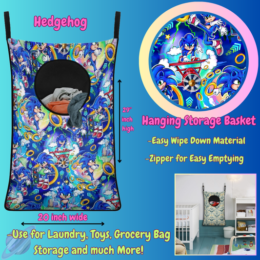 HEDGEHOG-Hanging Storage Baskets-Preorder closing 6/13
