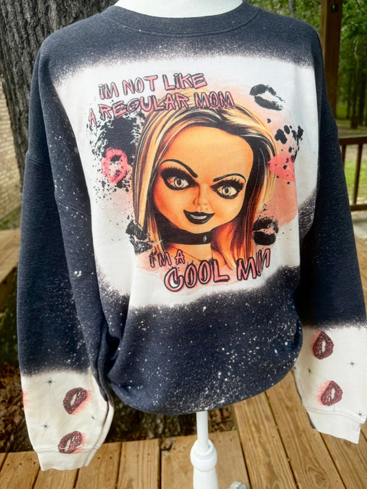 Chucks girl bleached sweatshirt