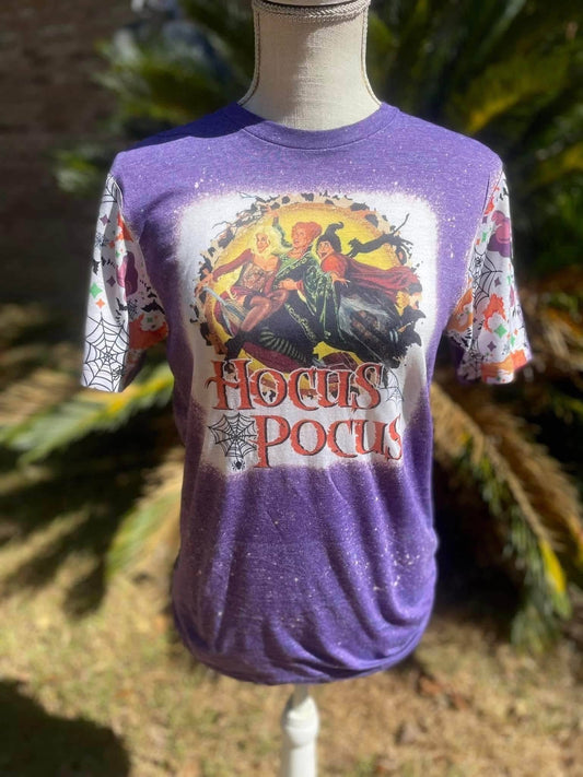 Witch Sistas bleached tee