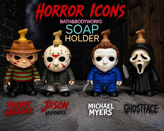 HORROR ICONS BBW SOAP HOLDERS- 3D printed