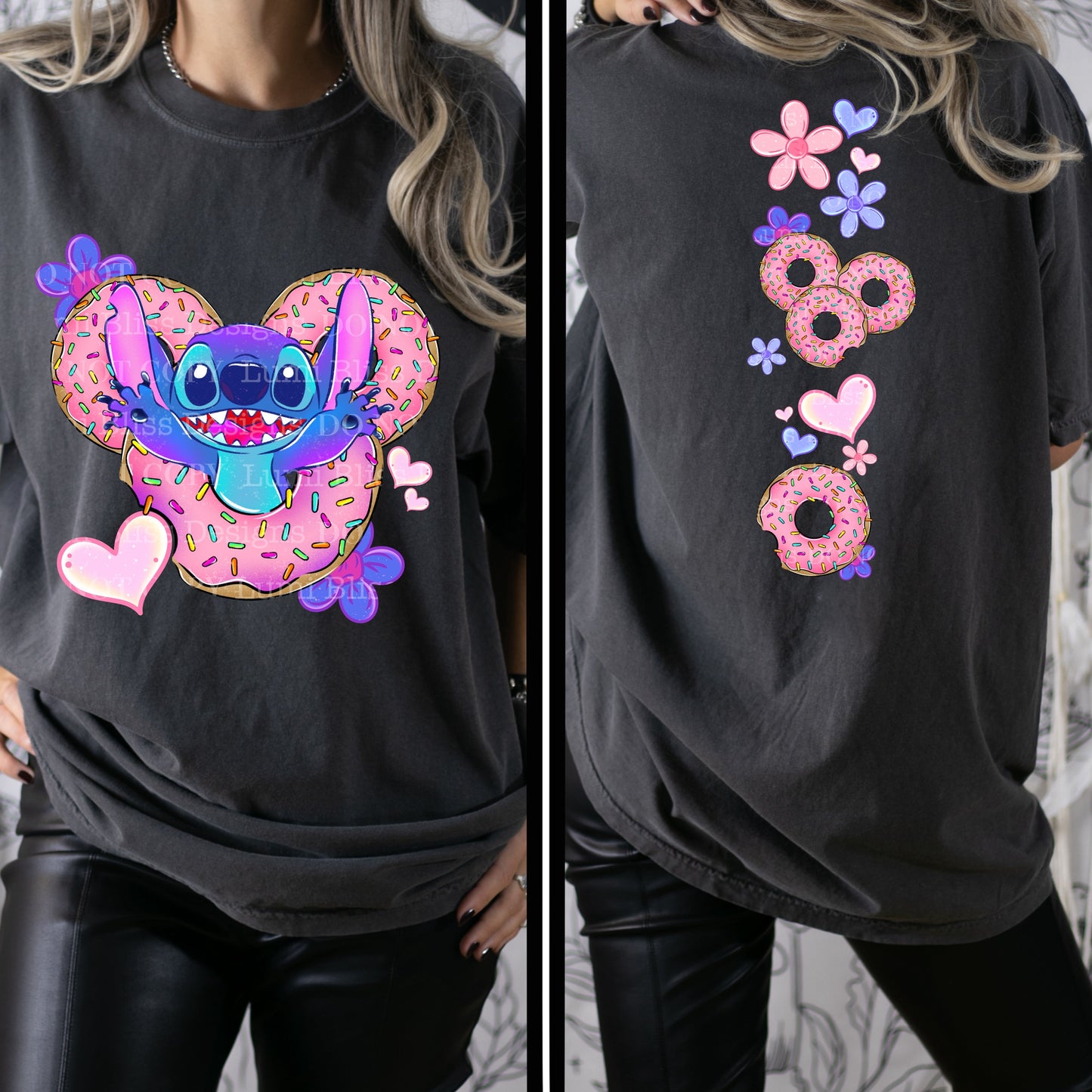 DONUT ALIEN- DOUBLE SIDED TEE