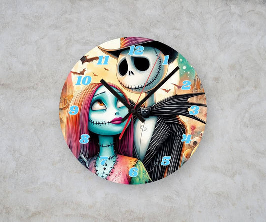 LOVERS 2 – Custom Framed Clock (10” Round)