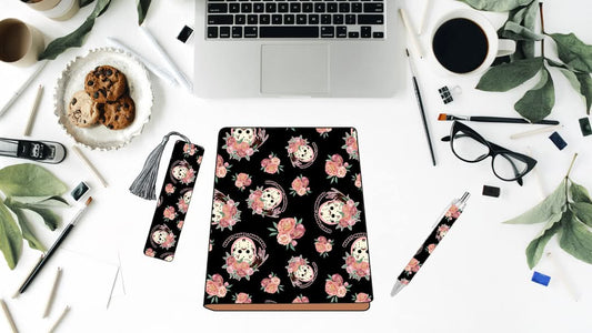 MASK FLORAL – 3-in-1 Custom Journal Set (A5 Size)