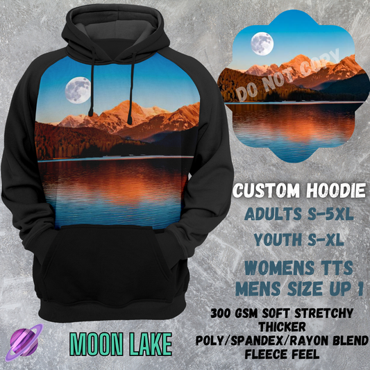 MOON LAKE -CUSTOM HOODIES RE-RUN PREORDER CLOSING 5/11