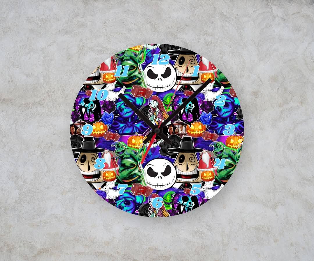 NBC MASHUP – Custom Framed Clock (10” Round)