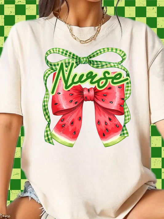 NURSE WATERMELON TEE