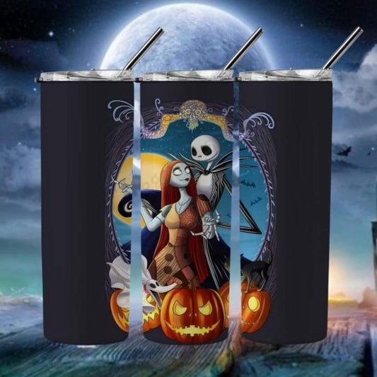PUMPKIN COUPLE - Sublimated Tumbler (20 oz)