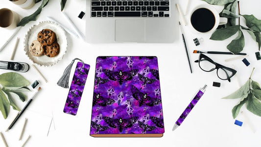 PURPLE BOO – 3-in-1 Custom Journal Set (A5 Size)