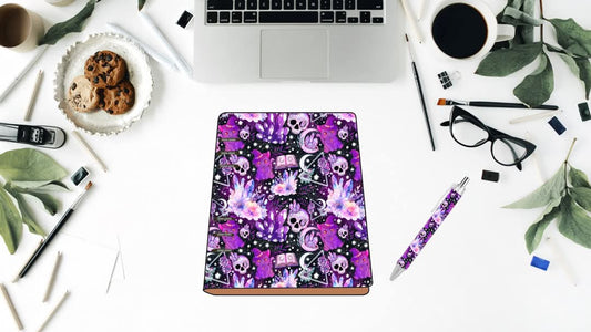 PURPLE WITCHY – 3-in-1 Custom Journal Set (A5 Size)