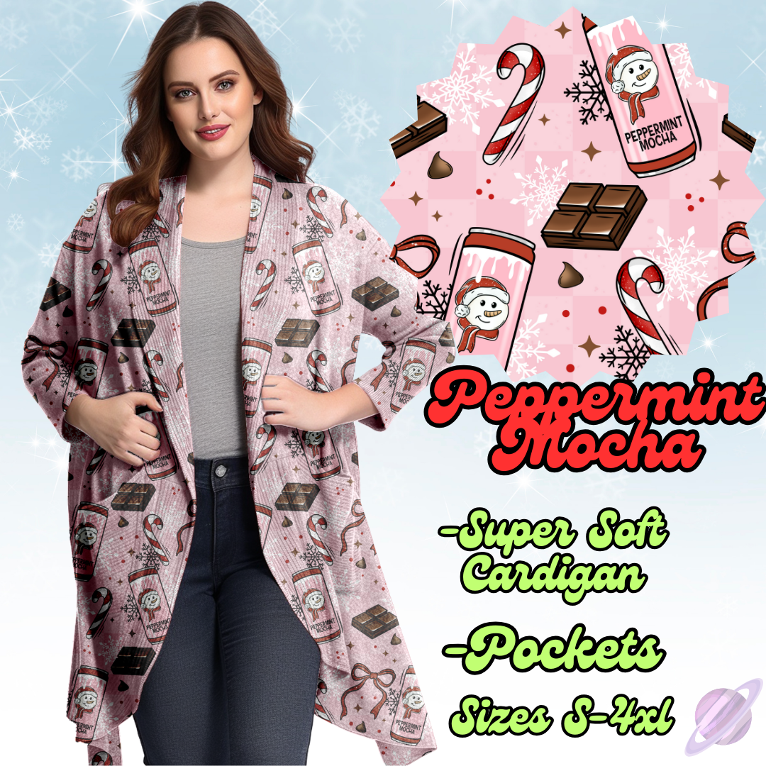 BATCH 117-PEPPERMINT MOCHA-CARDIGAN-PREORDER CLOSING 9/10