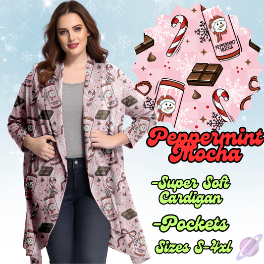 BATCH 117-PEPPERMINT MOCHA-CARDIGAN-PREORDER CLOSING 9/10