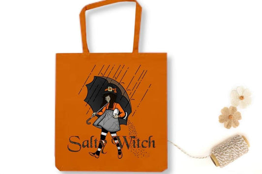 SALTY WITCH - Custom Economical Tote Bag (15x16)