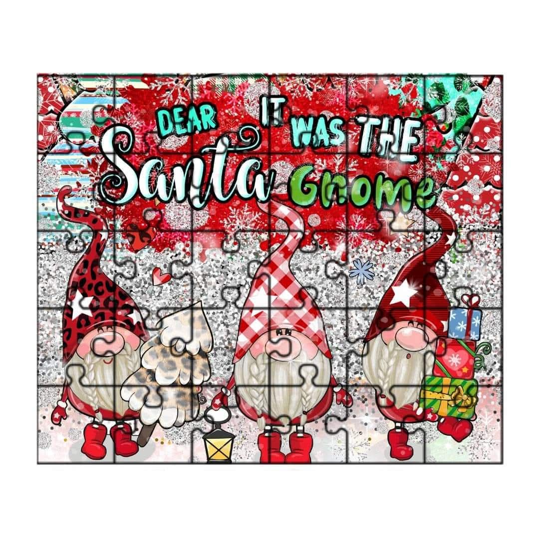 SANTA GNOMES - CUSTOM 120 PIECE PUZZLE