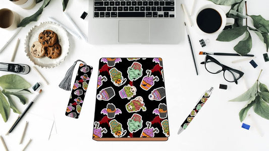 SCARY CUPCAKES – 3-in-1 Custom Journal Set (A5 Size)