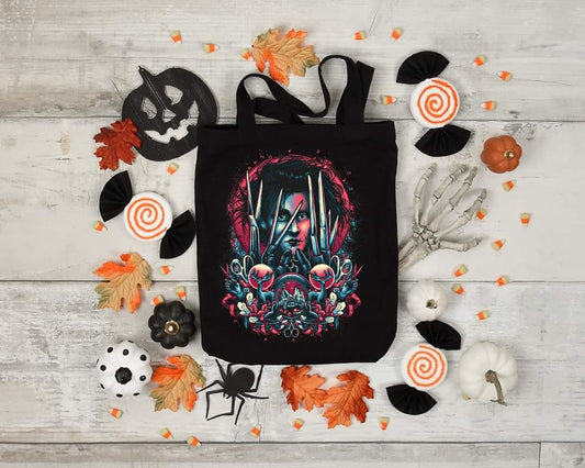 SCISSOR BOY - Custom Economical Tote Bag (15x16)