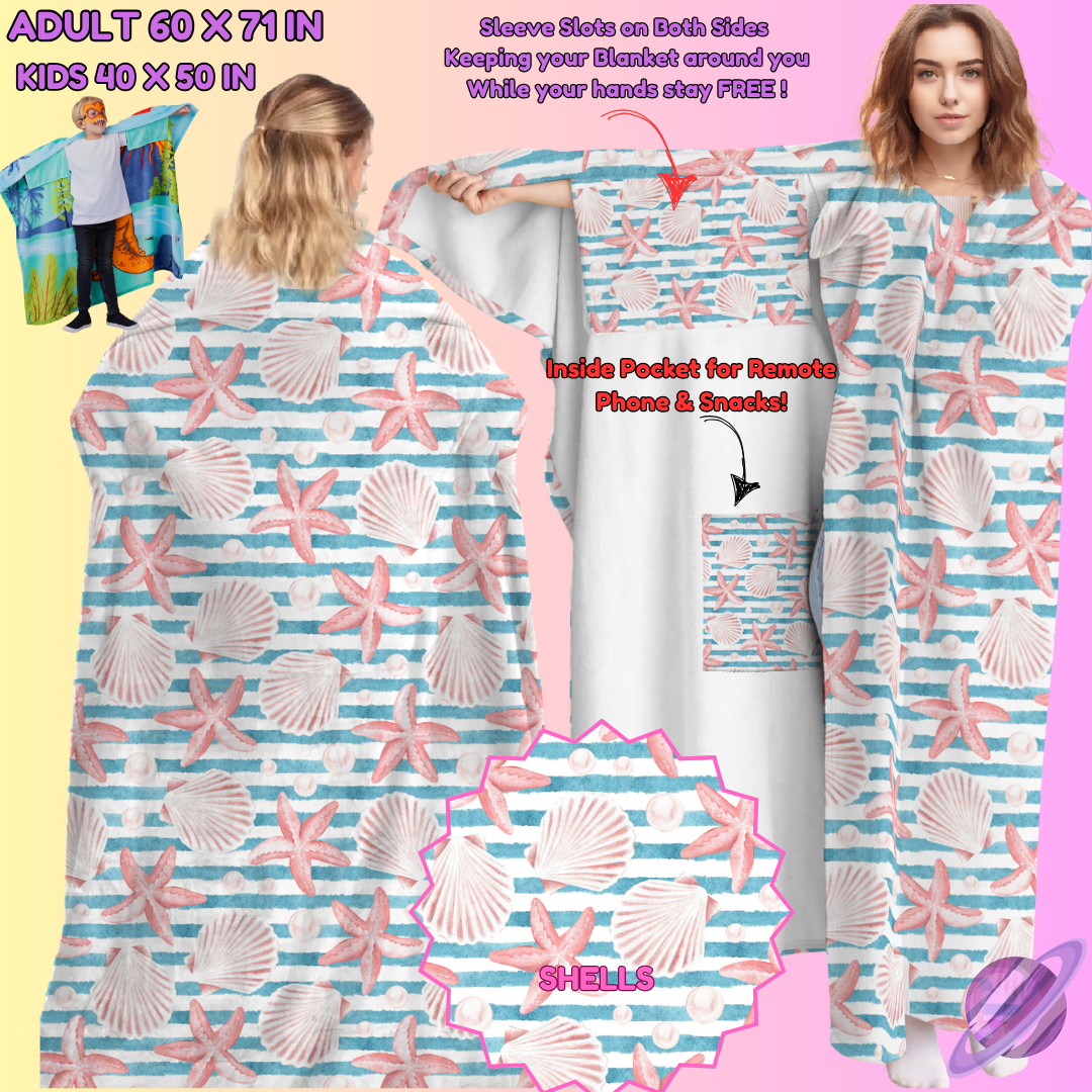 WEARABLE THROW RUN-SHELLS-PREORDER CLOSING 8/31