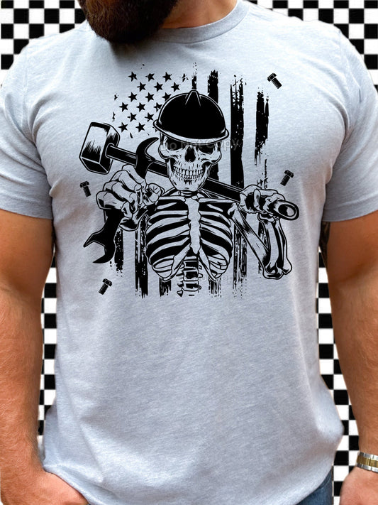 SKELLIE FLAG TEE