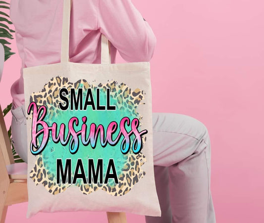 SMALL BUSINESS MAMA - Custom Economical Tote Bag (15x16)