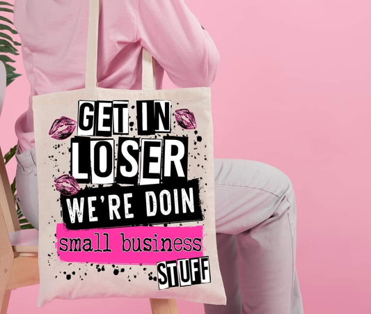 SMALL BUSINESS STUFF - Custom Economical Tote Bag (15x16)