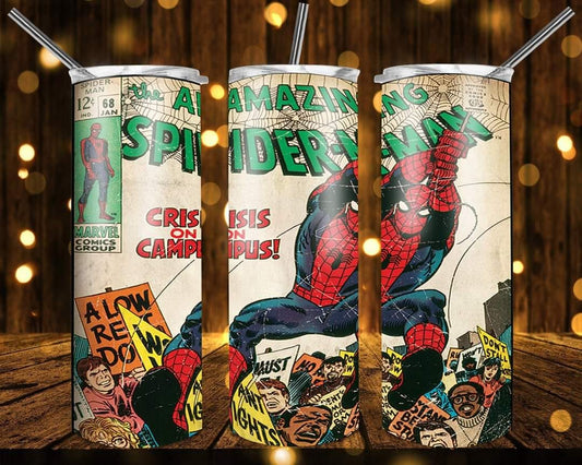 SPIDER AMAZING - Sublimated Tumbler (20 oz)