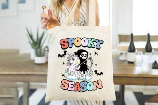 SPOOKY SEASON - Custom Economical Tote Bag (15x16)
