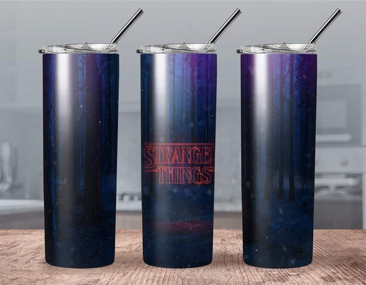 STRANGE BLUE - Sublimated Tumbler (20 oz)