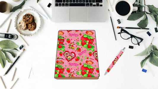 STRAWBERRY GIRL – 3-in-1 Custom Journal Set (A5 Size)