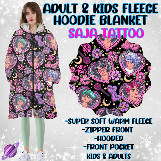 SAJA TATTOO - HOODIE BLANKET RUN-PREORDER CLOSING 9/27
