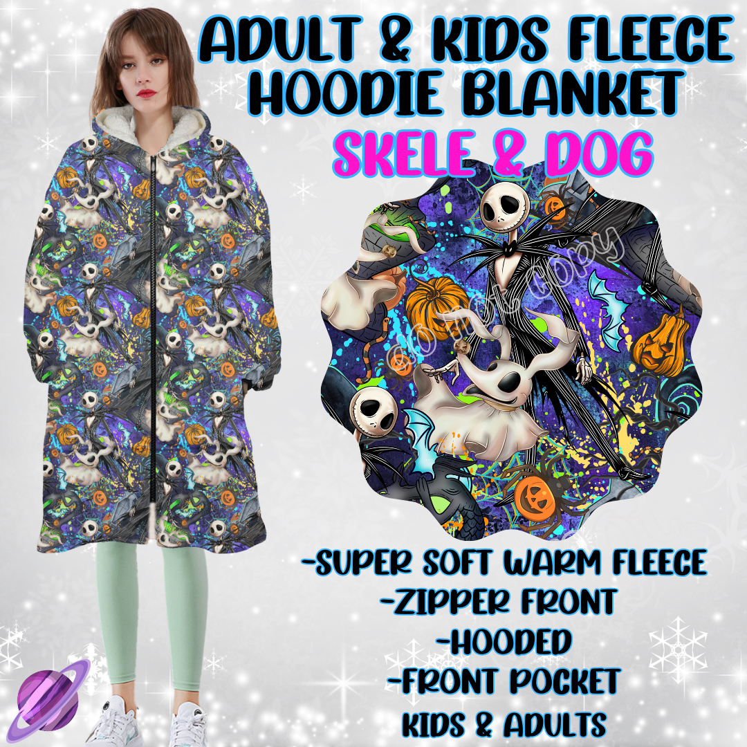 SKELE & DOG - HOODIE BLANKET RUN-PREORDER CLOSING 9/27