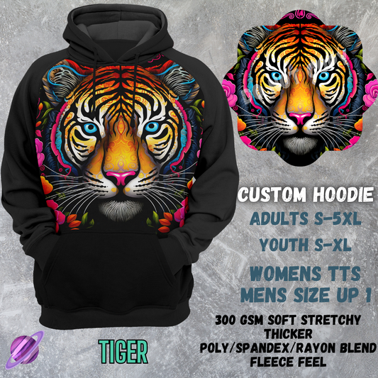 TIGER -CUSTOM HOODIES RE-RUN PREORDER CLOSING 5/11