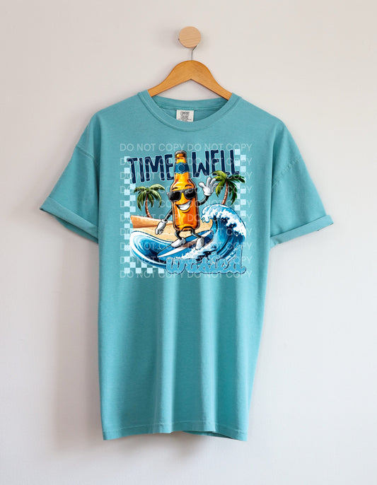 TIME WELL WASTED TEE