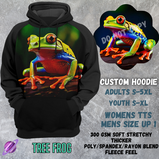 TREE FROG -CUSTOM HOODIES RE-RUN PREORDER CLOSING 5/11