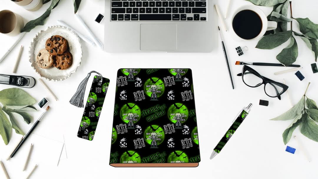 UNUSUALLY STRANGE – 3-in-1 Custom Journal Set (A5 Size)